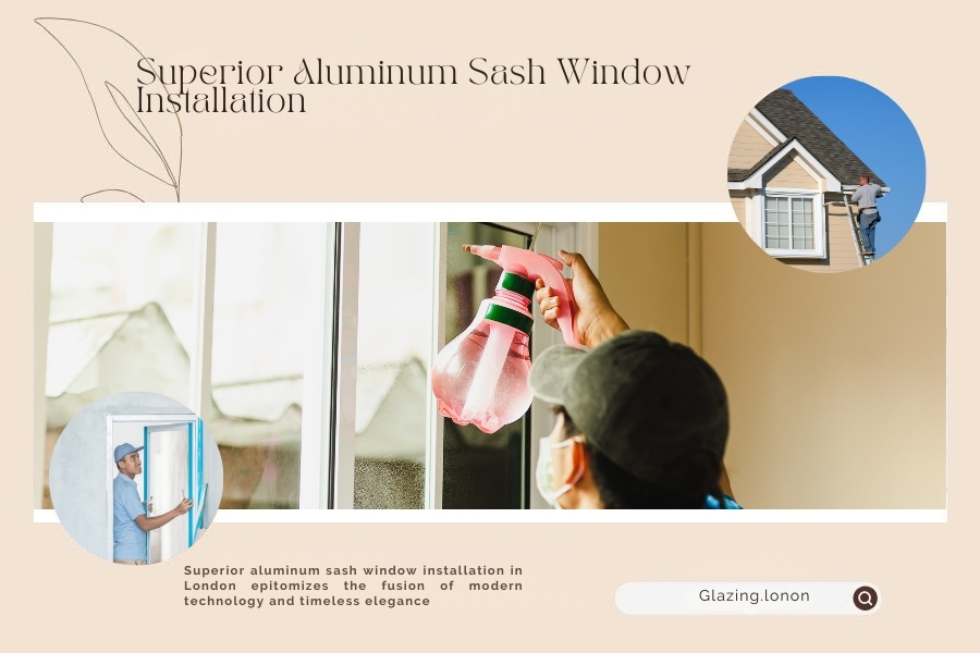 Superior Aluminum Sash Window Installation in London