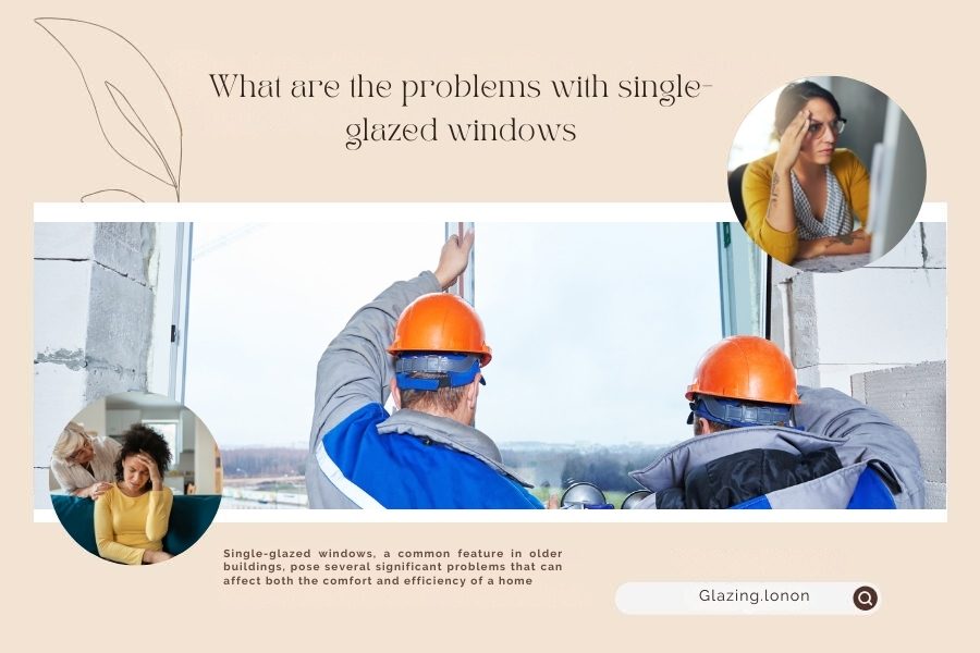 What are the problems with single-glazed windows